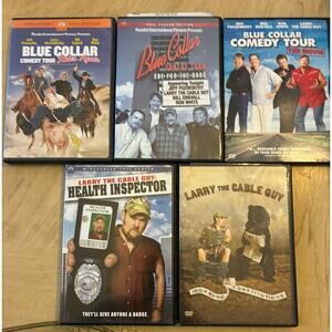 Blue Collar Comedy 5 DVD lot Jeff Foxworthy Engvall Ron White Larry Cable Guy